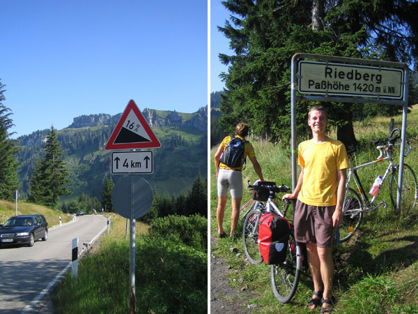 Radtour Alpen